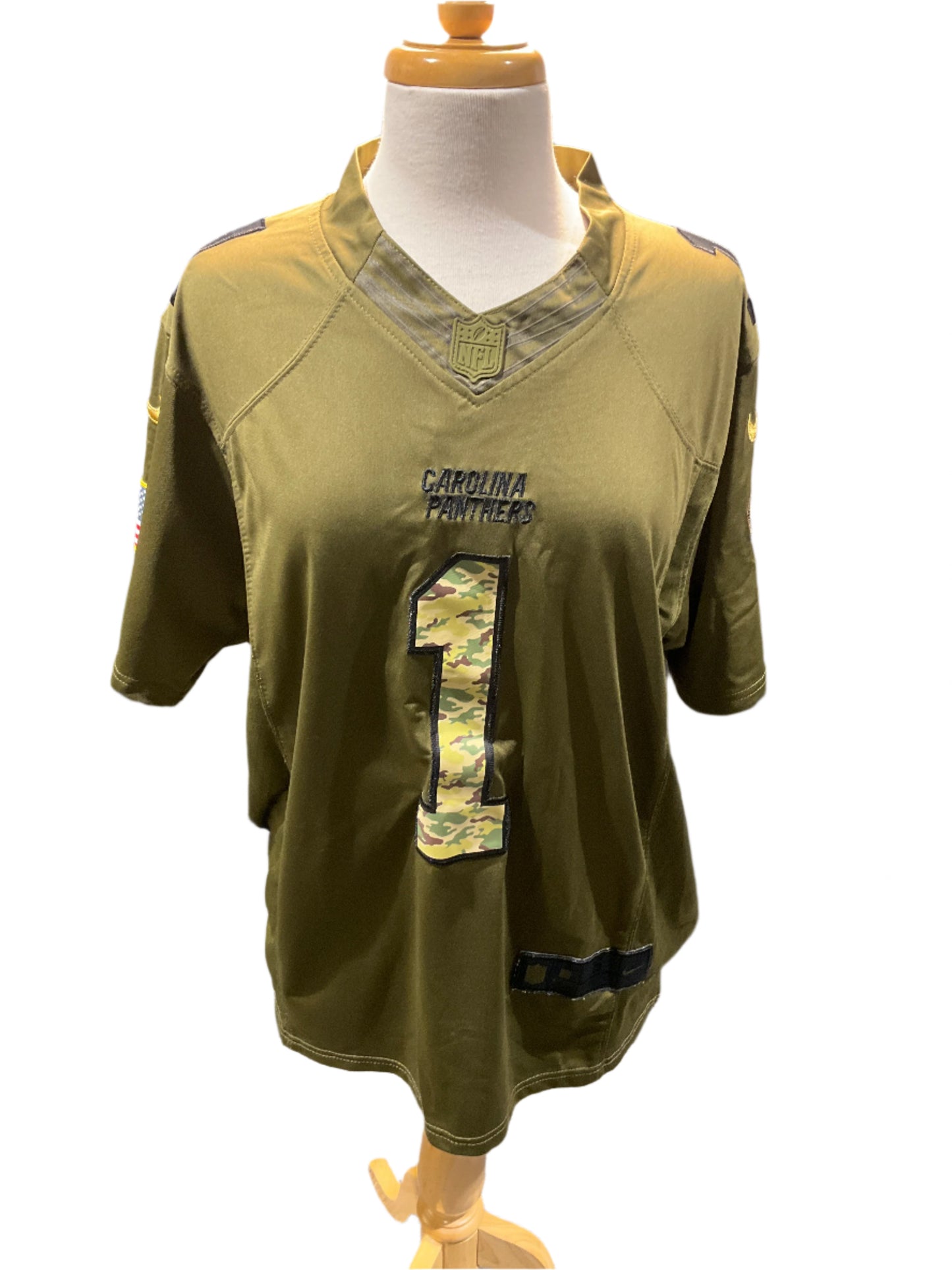 Nike Salute to Service Carolina Panthers Cam Newton Jersey