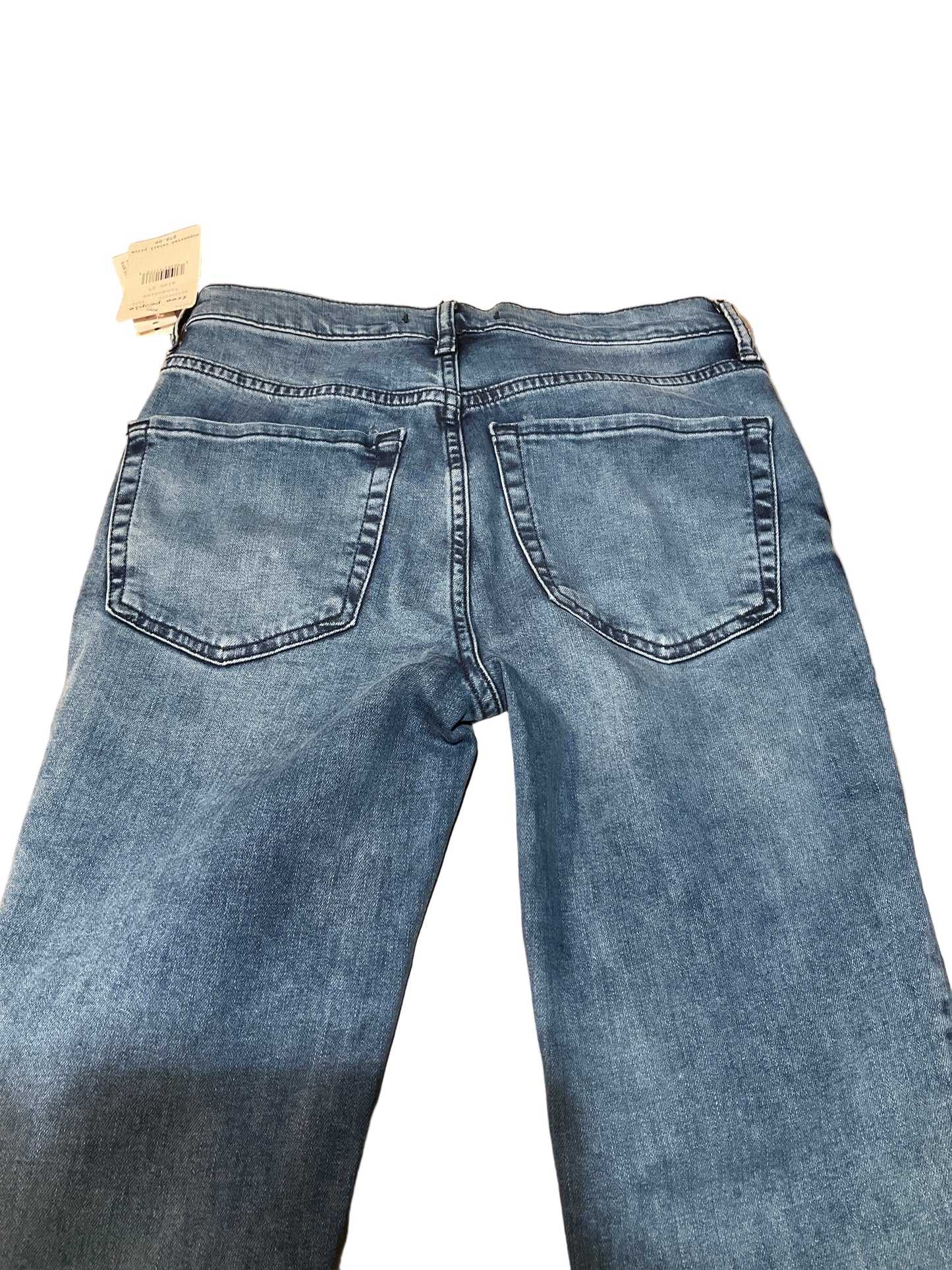 Free People High Rise Busted Knee Skinny Jean