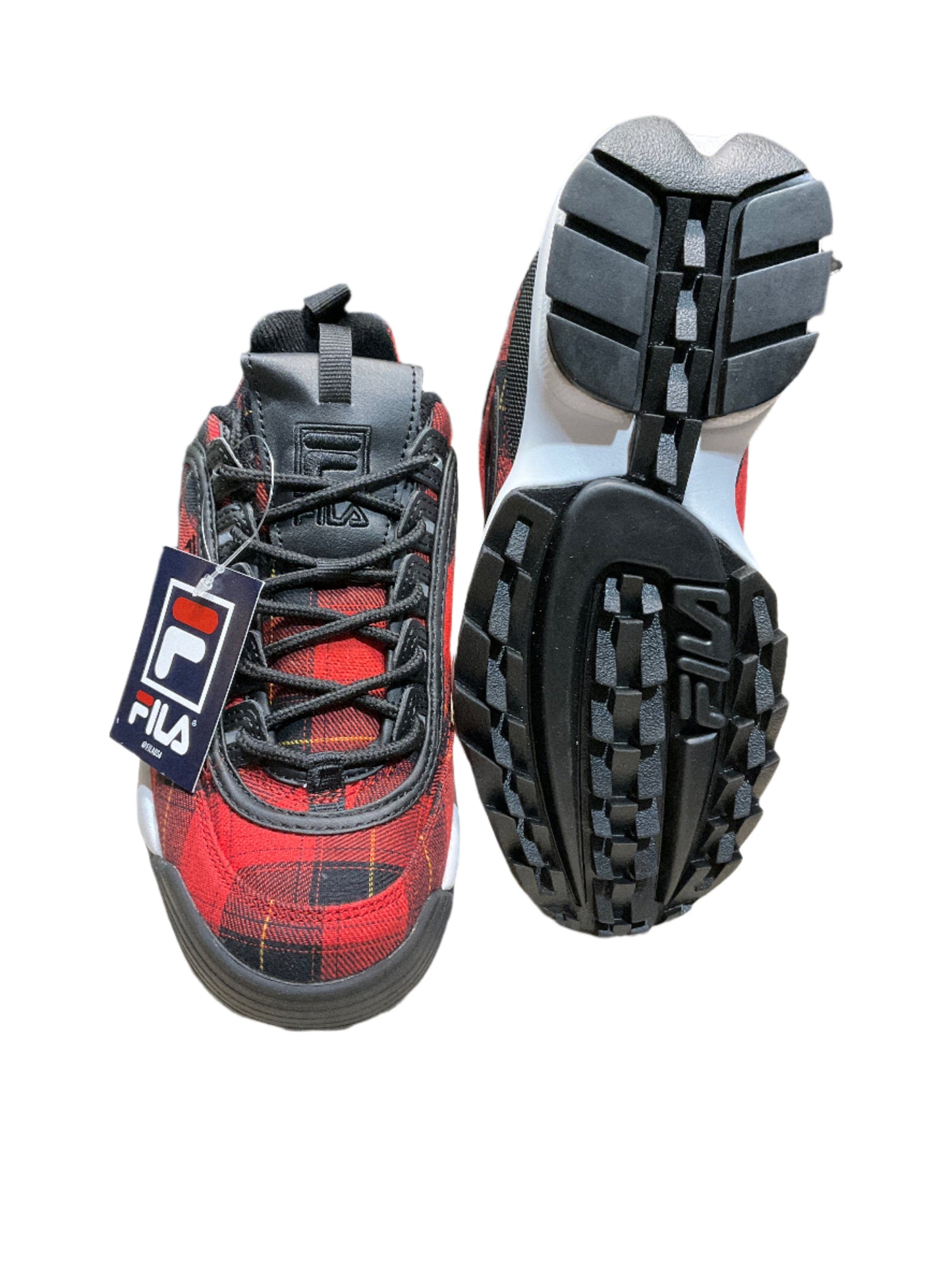FILA Disruptor Two Plaid Chunky Sneaker