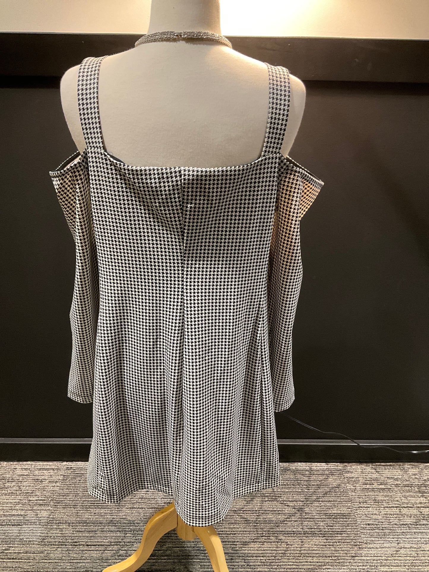 Becca X Bar III Houndstooth Dress