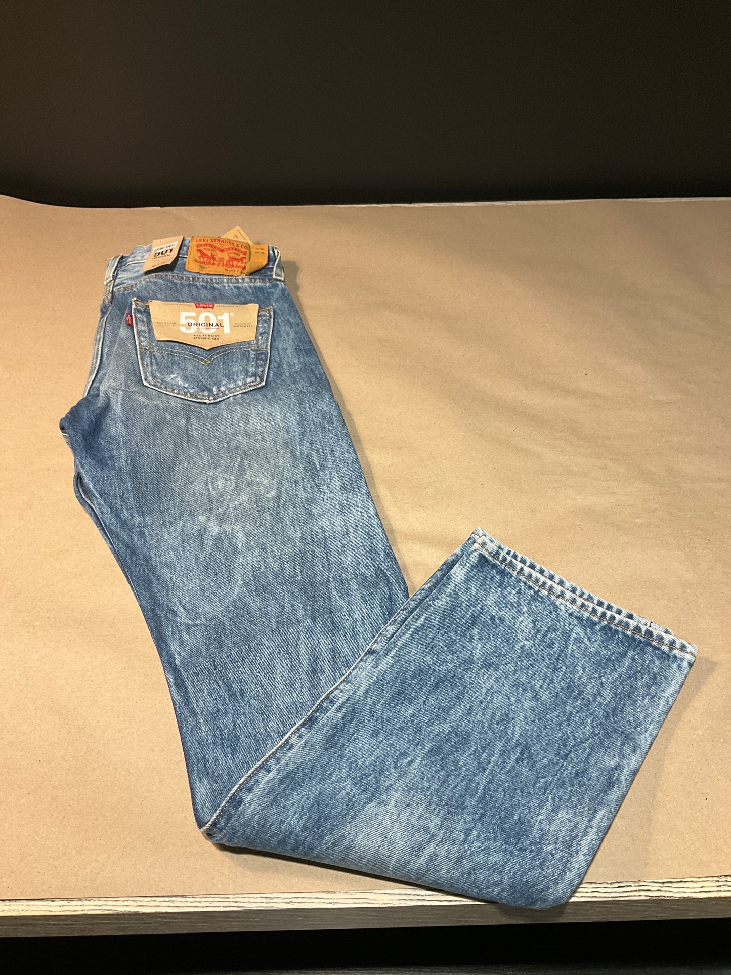 Levi's 501 Original Distressed Jean