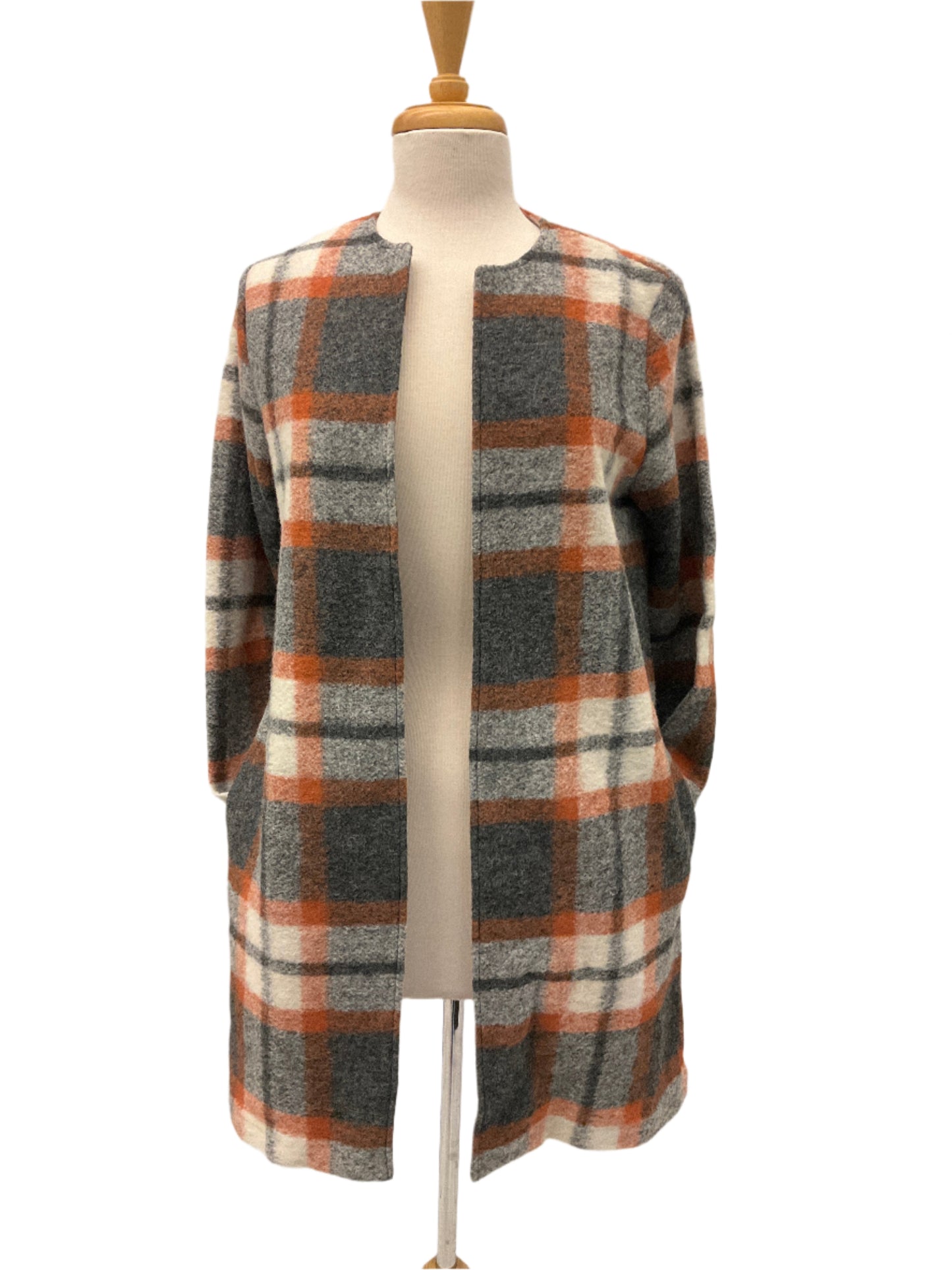 Max Studio Plaid Shacket