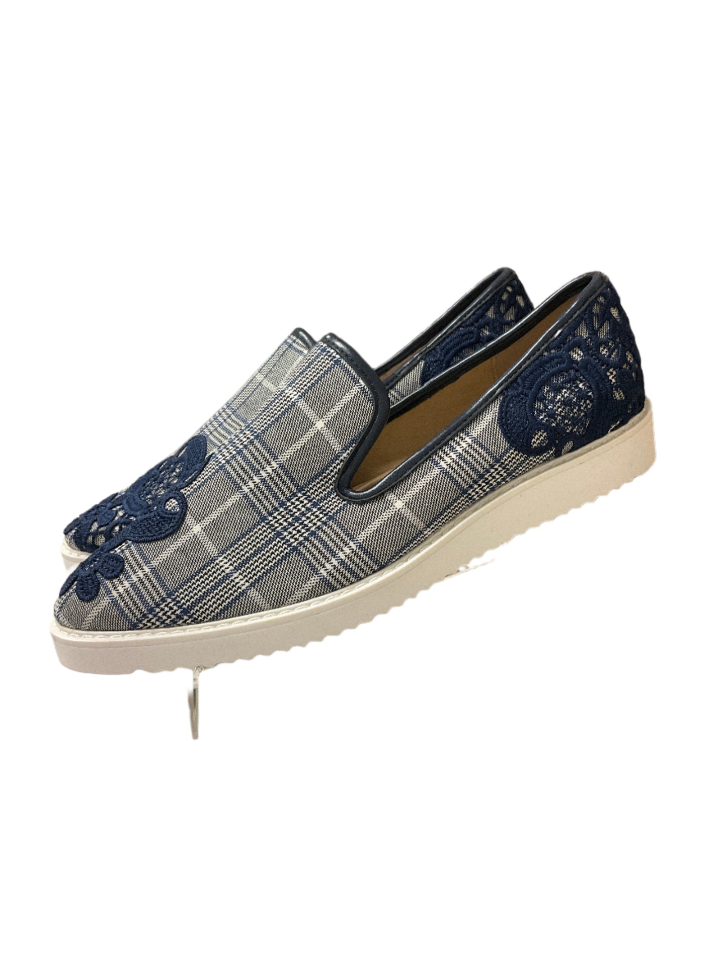 Karl Lagerfeld Floral Houndstooth Loafer