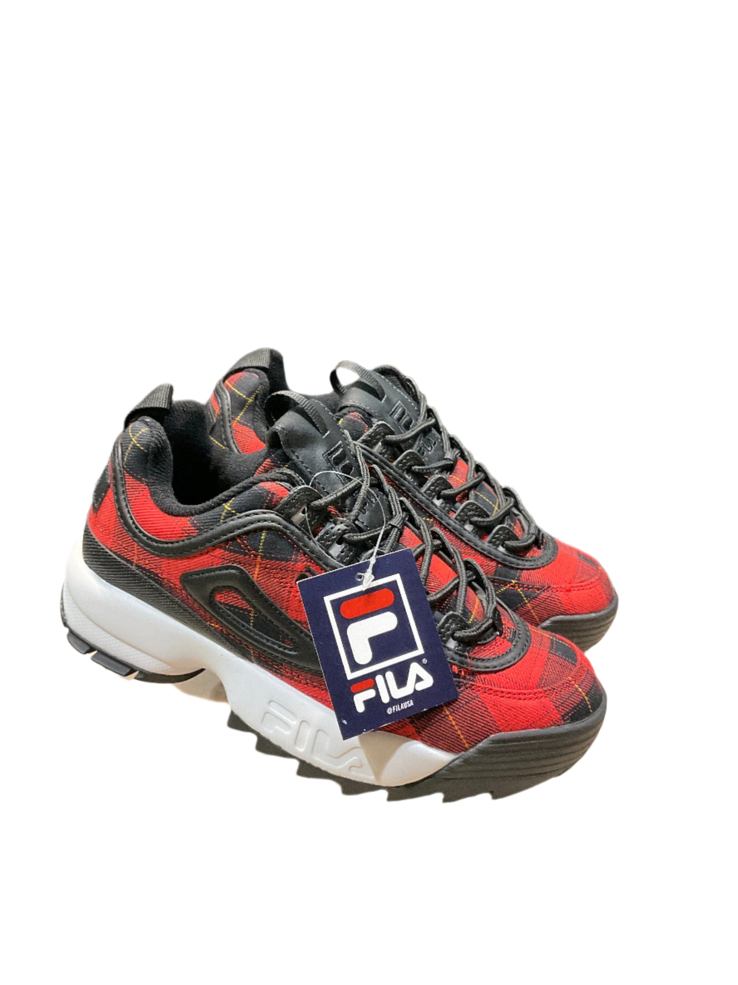 FILA Disruptor Two Plaid Chunky Sneaker
