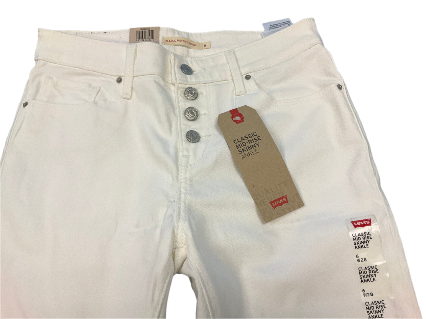 Levi’s Mid Rise Skinny Ankle Jeans