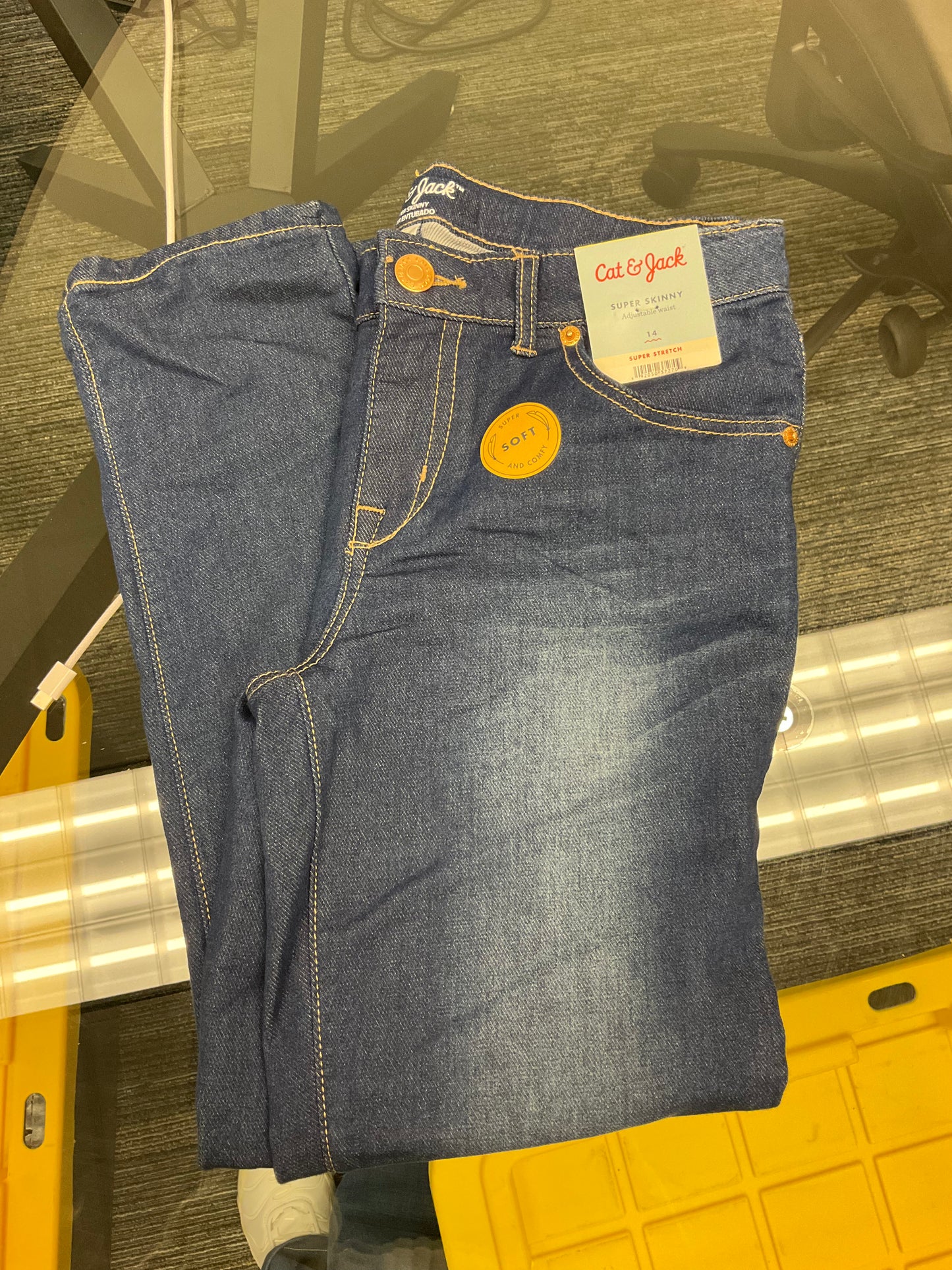 Cat & Jack Dark Wash Super Skinny Jeans