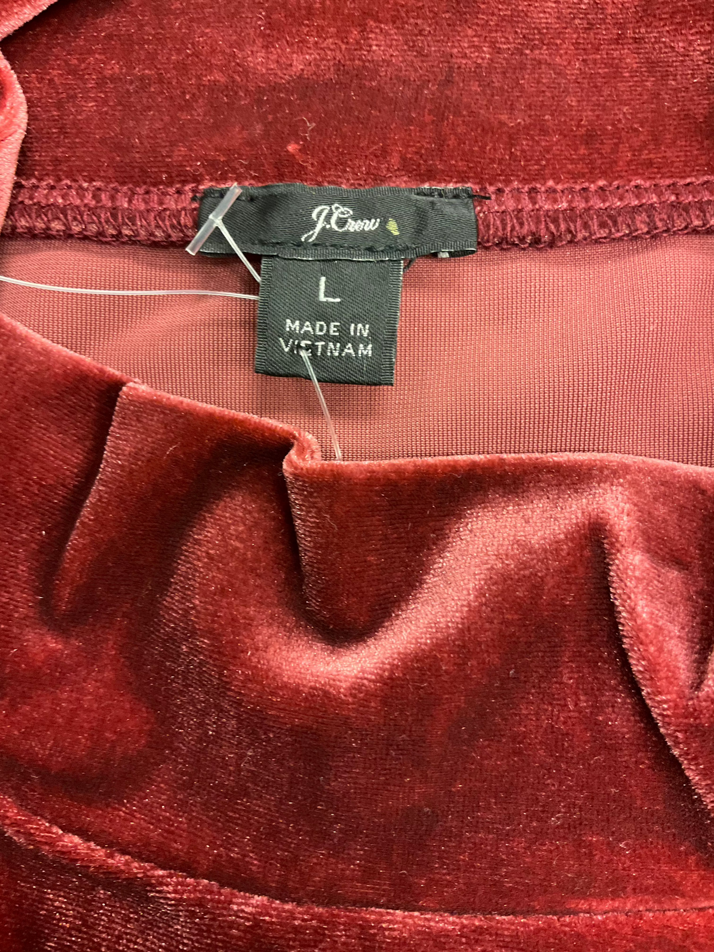 J Crew Velour Top