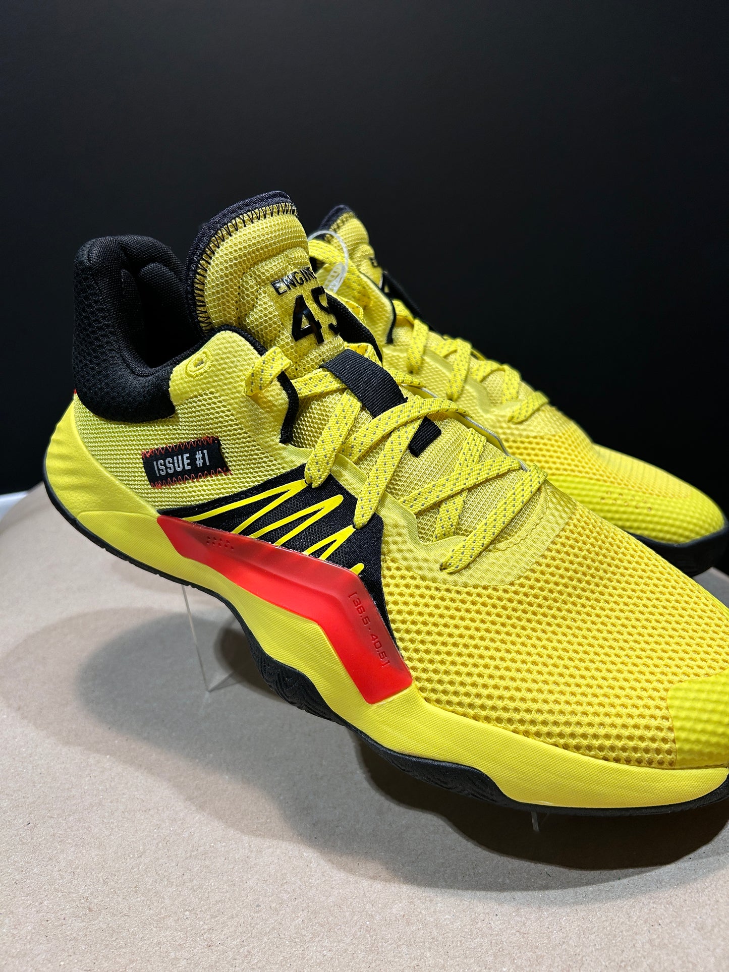 Adidas D.O.N. Issue #1 Shock Yellow Sneakers