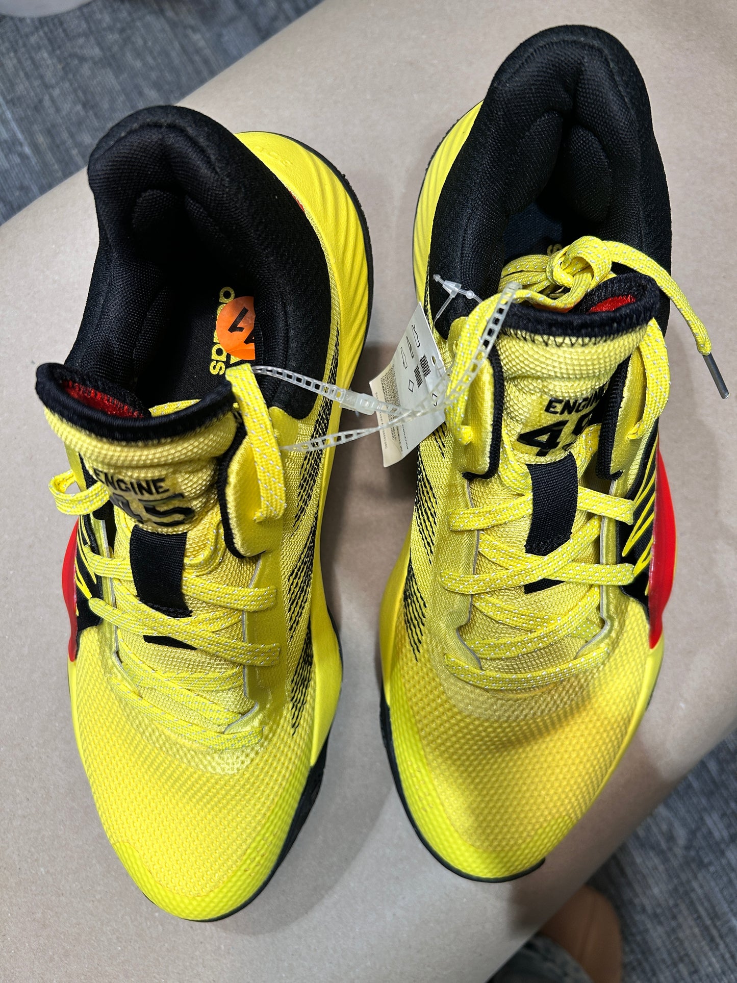 Adidas D.O.N. Issue #1 Shock Yellow Sneakers