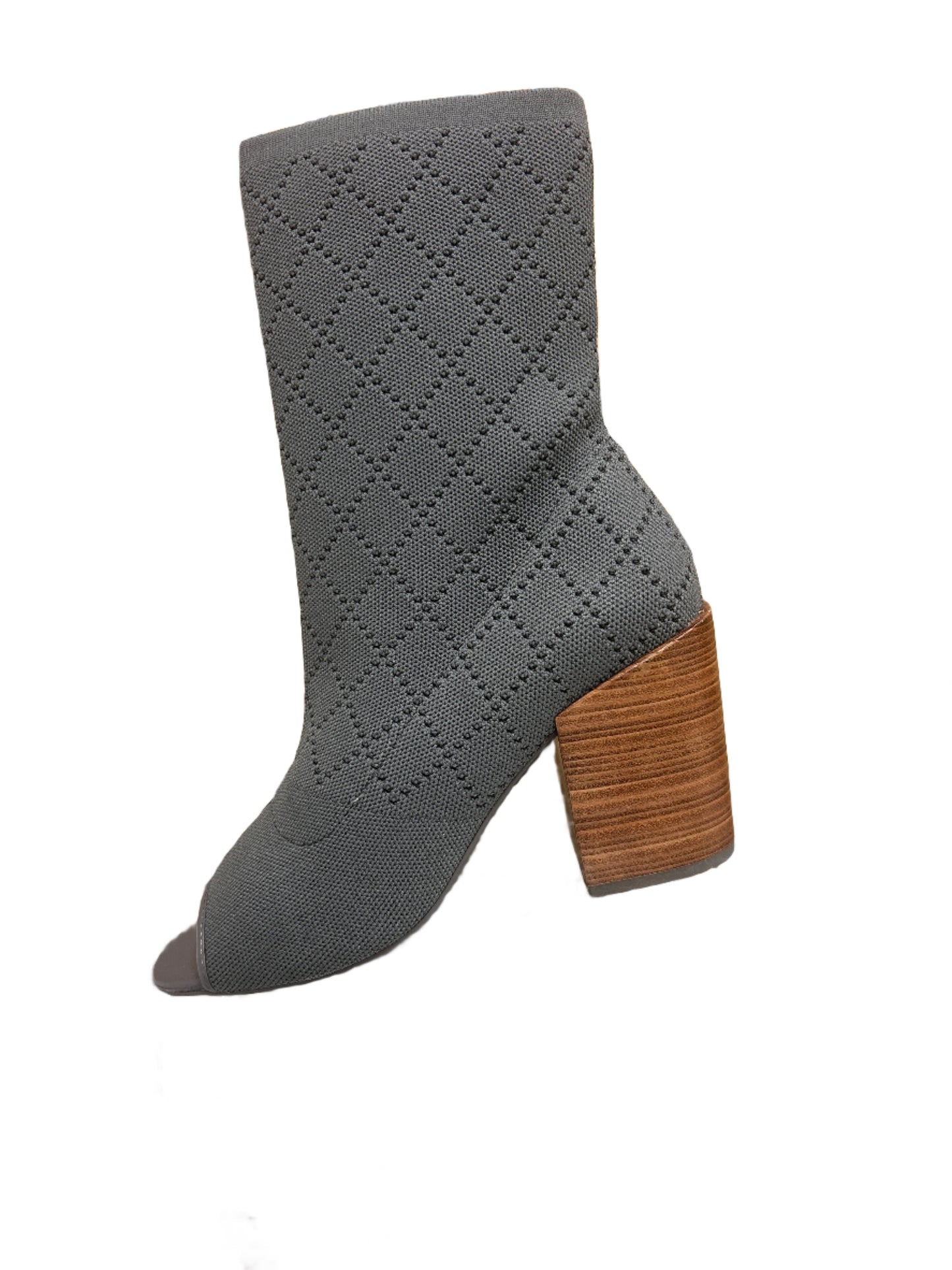 Kelsi Dagger Brooklyn Vanilla Knit Peep Toe Boot