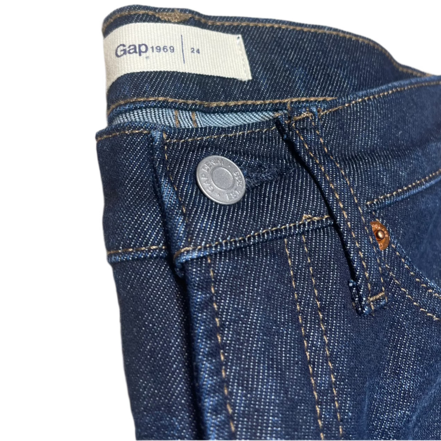 Calvin Klein High Rise Kick Boot Jean
