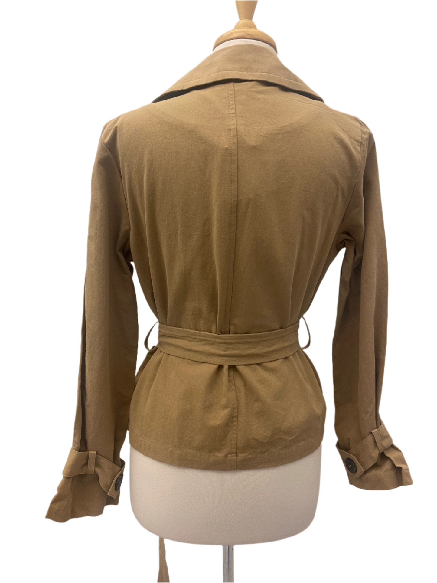 12th Cropped Double Breasted Canvas Jacket