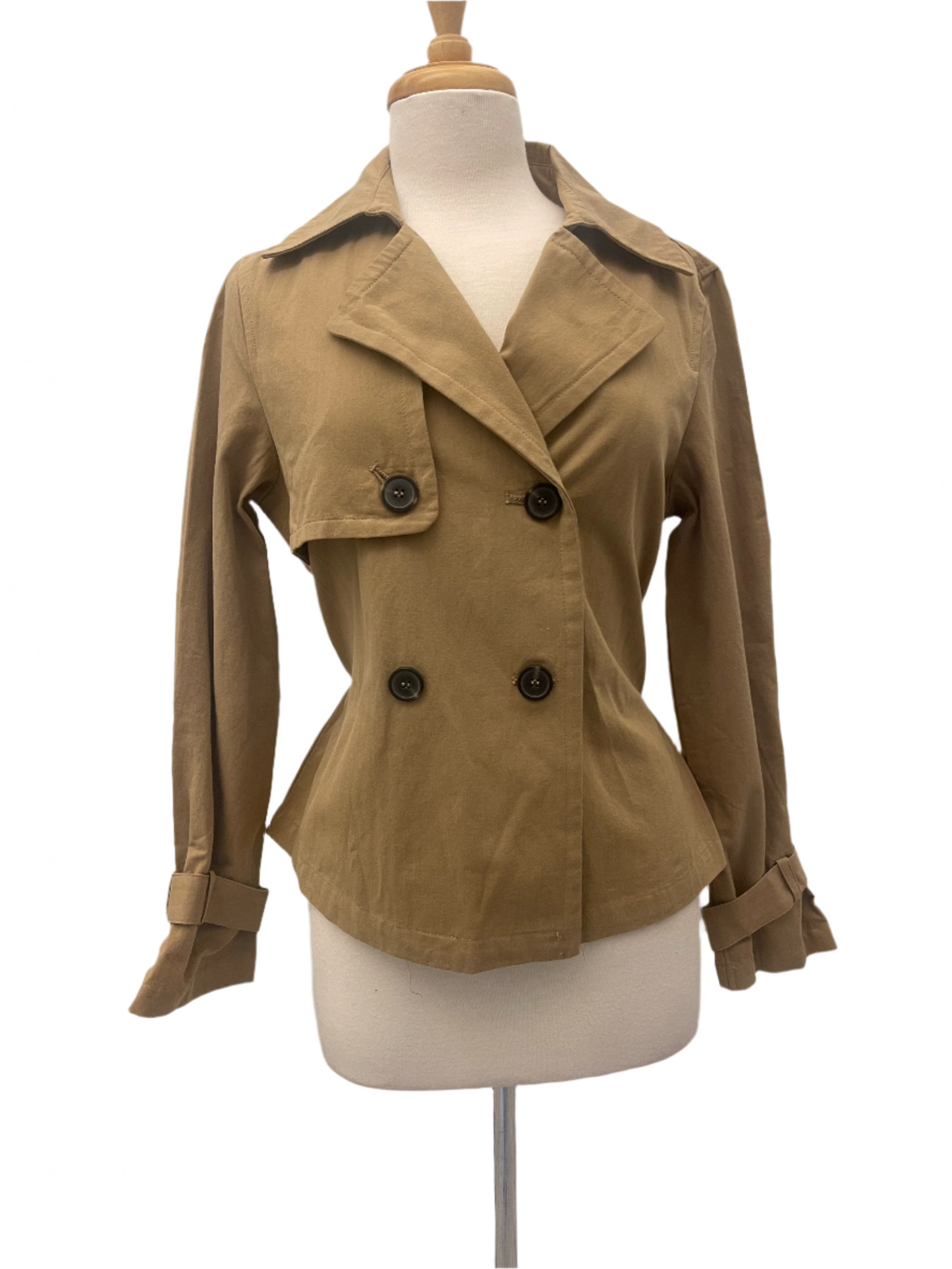 12th Cropped Double Breasted Canvas Jacket
