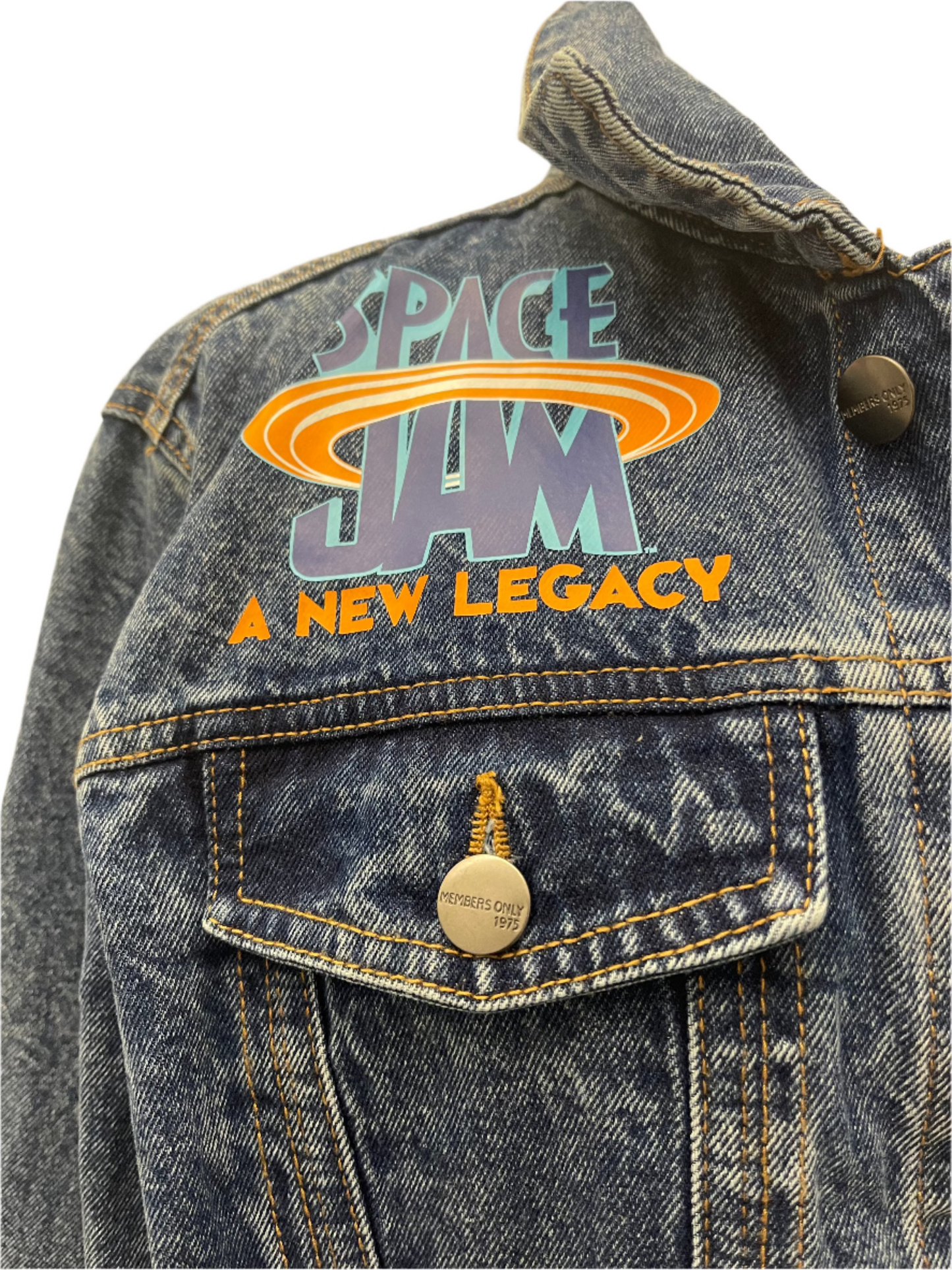 Members Only Looney Tunes Denim Jacket