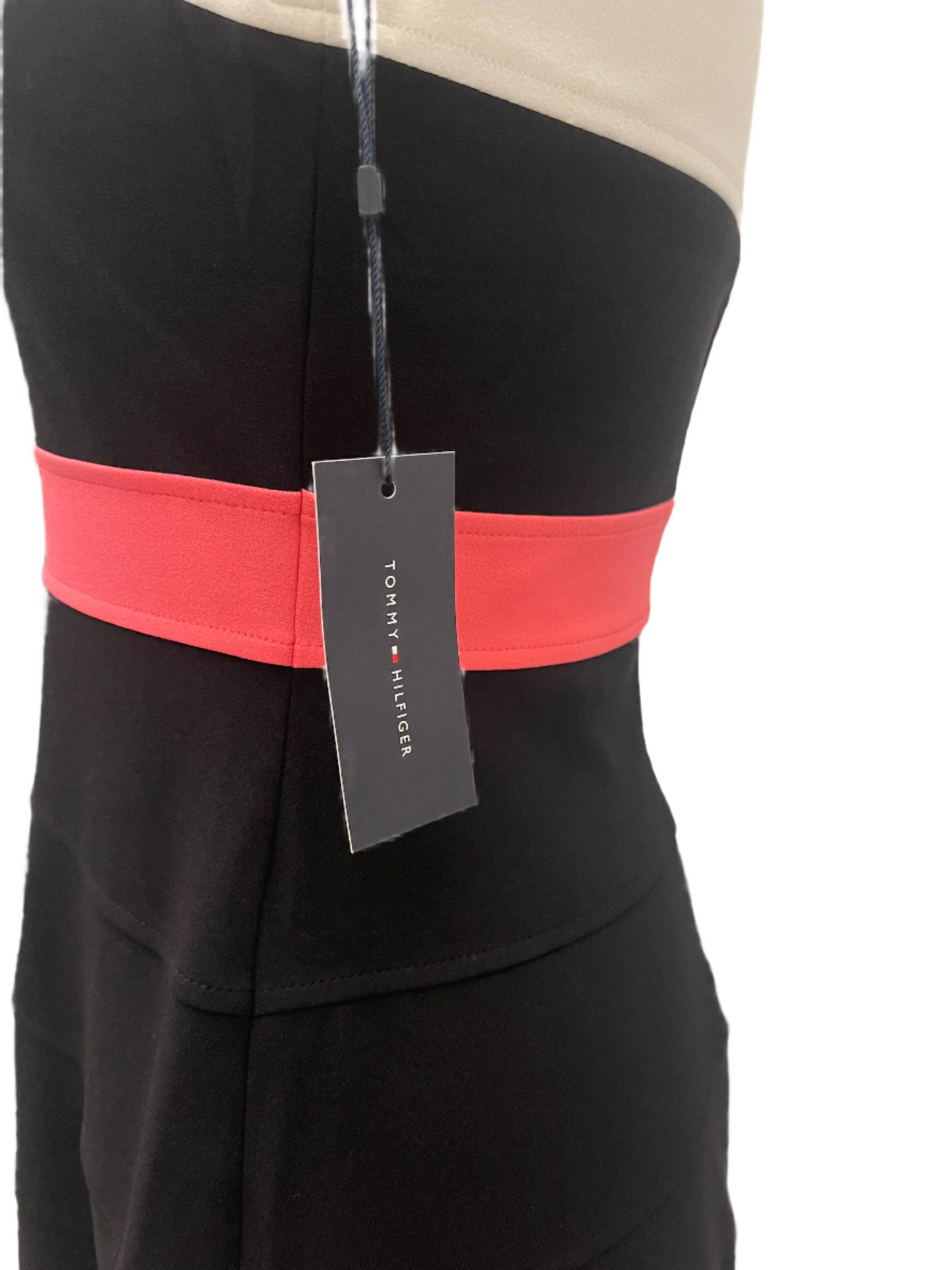Tommy Hilfiger Colorblock Fit & Flare Dress