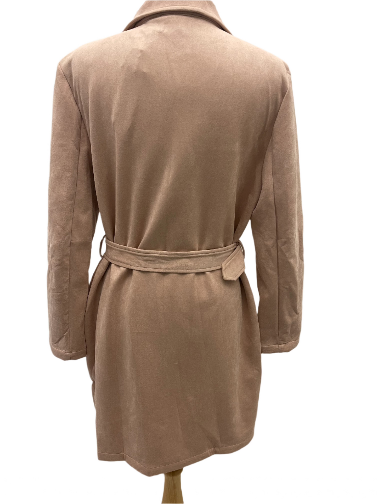 Alice Blue Belted Trench Coat
