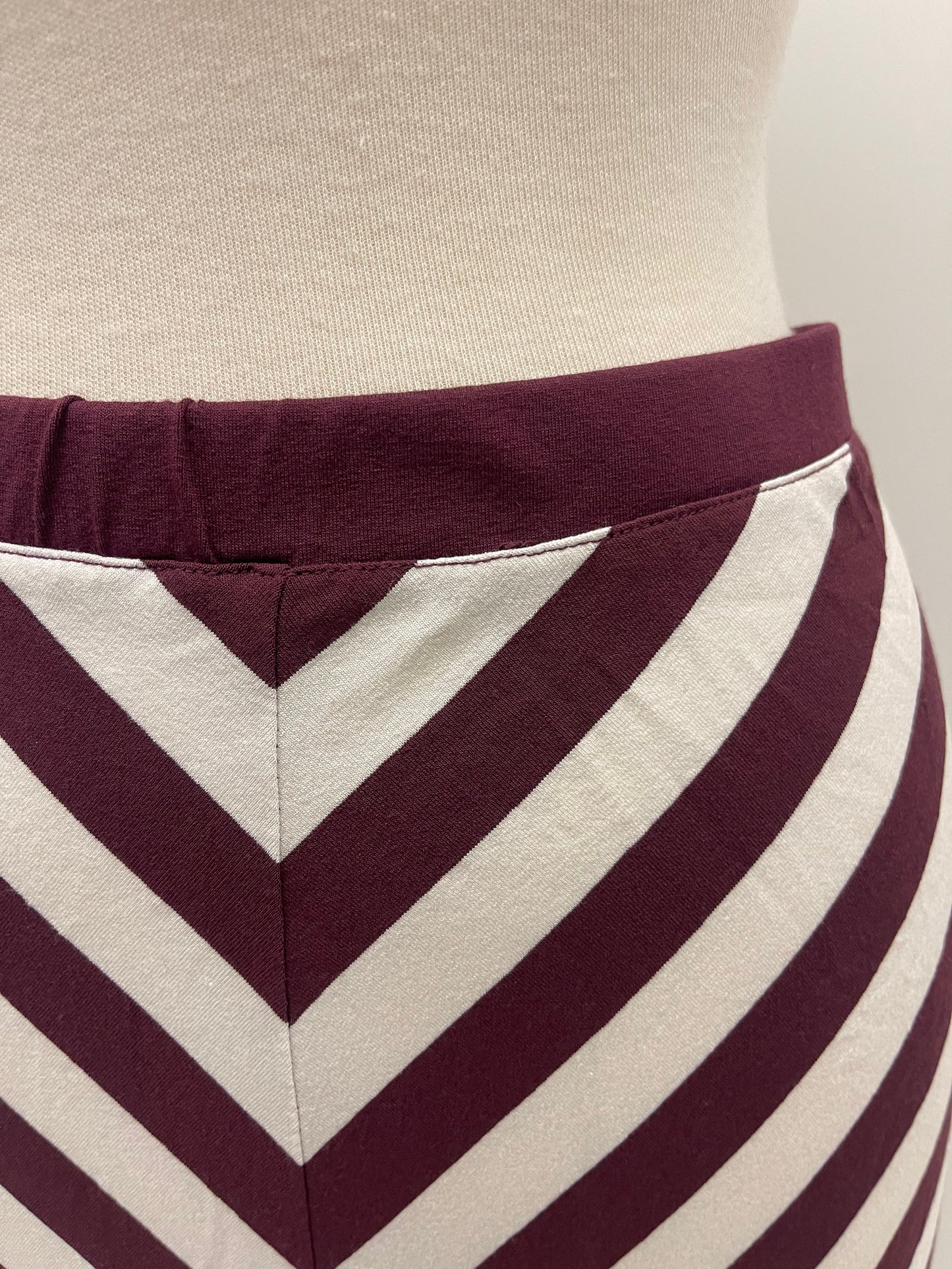 Chevron Maxi Skirt