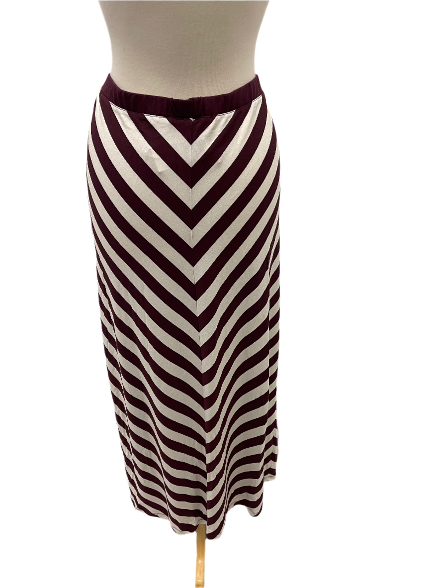 Chevron Maxi Skirt
