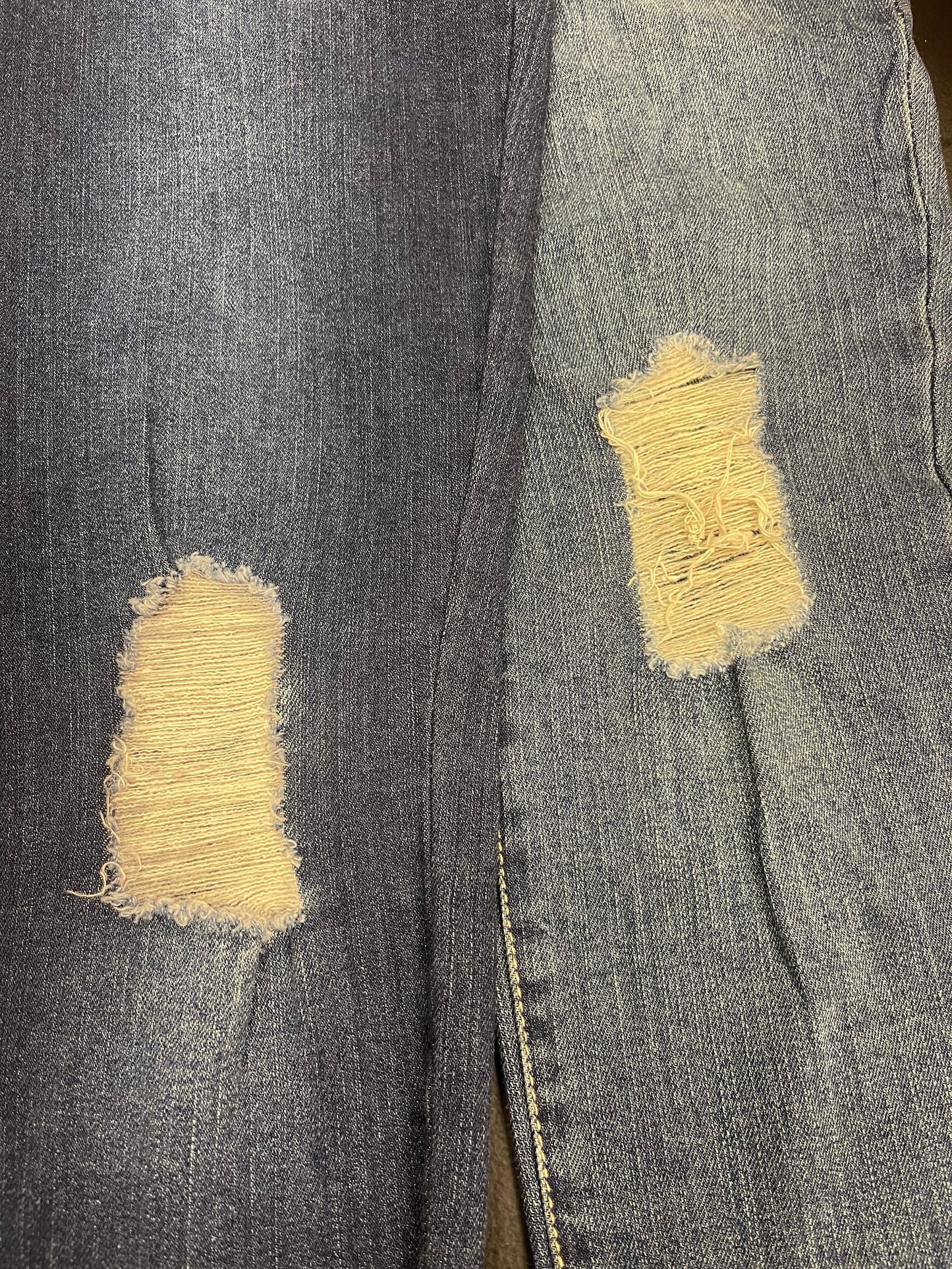 True Craft Distressed Overalls