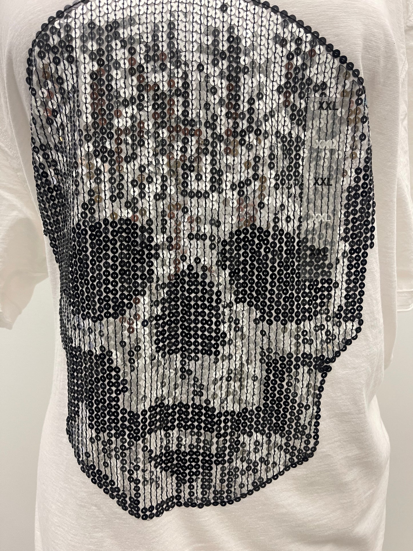 INC Sequin Skull T-shirt