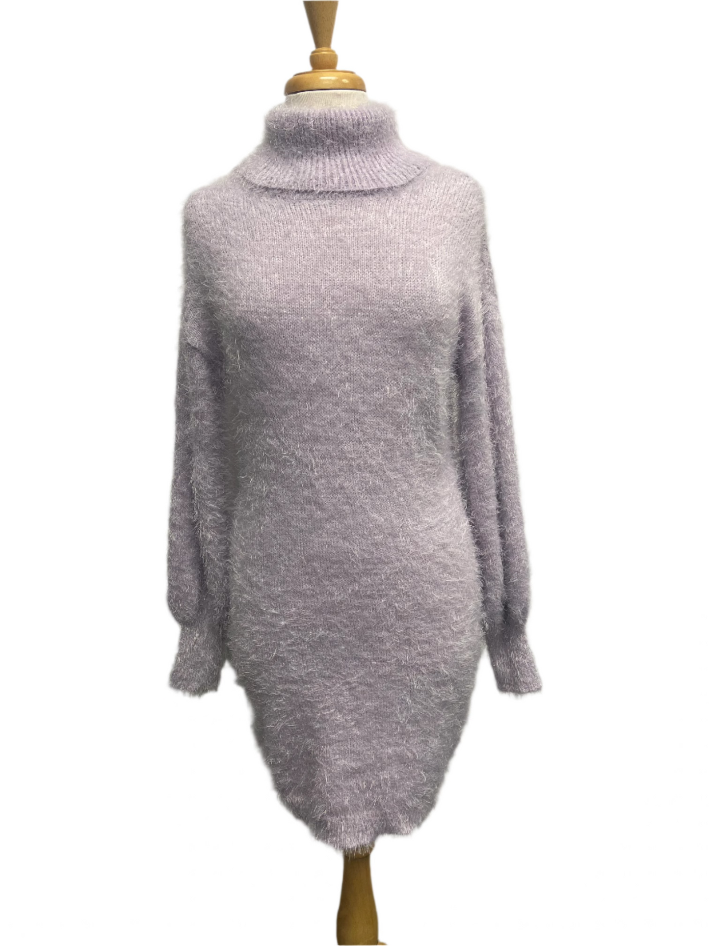 Kaari Blue Fuzzy Dress