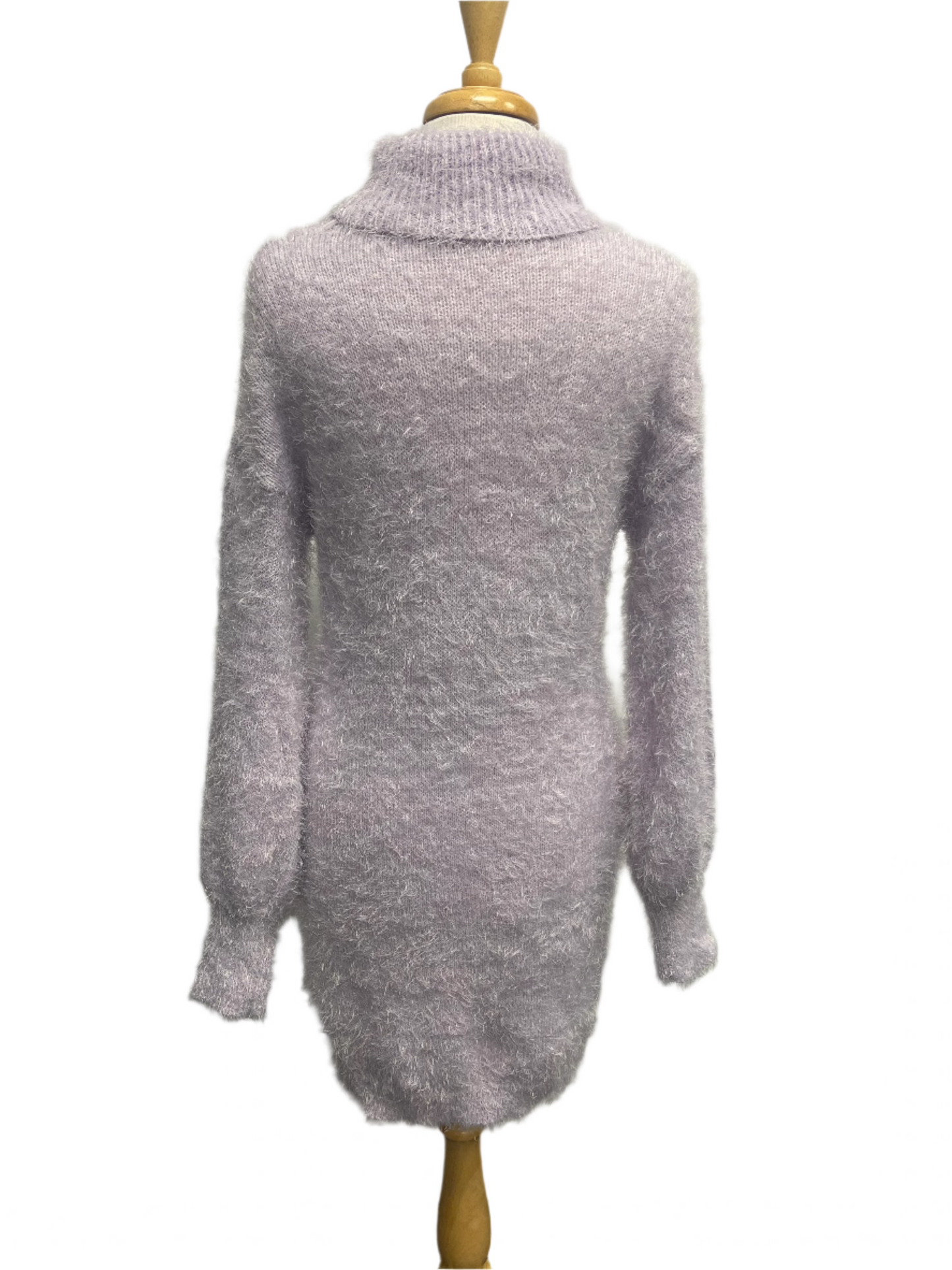 Kaari Blue Fuzzy Dress