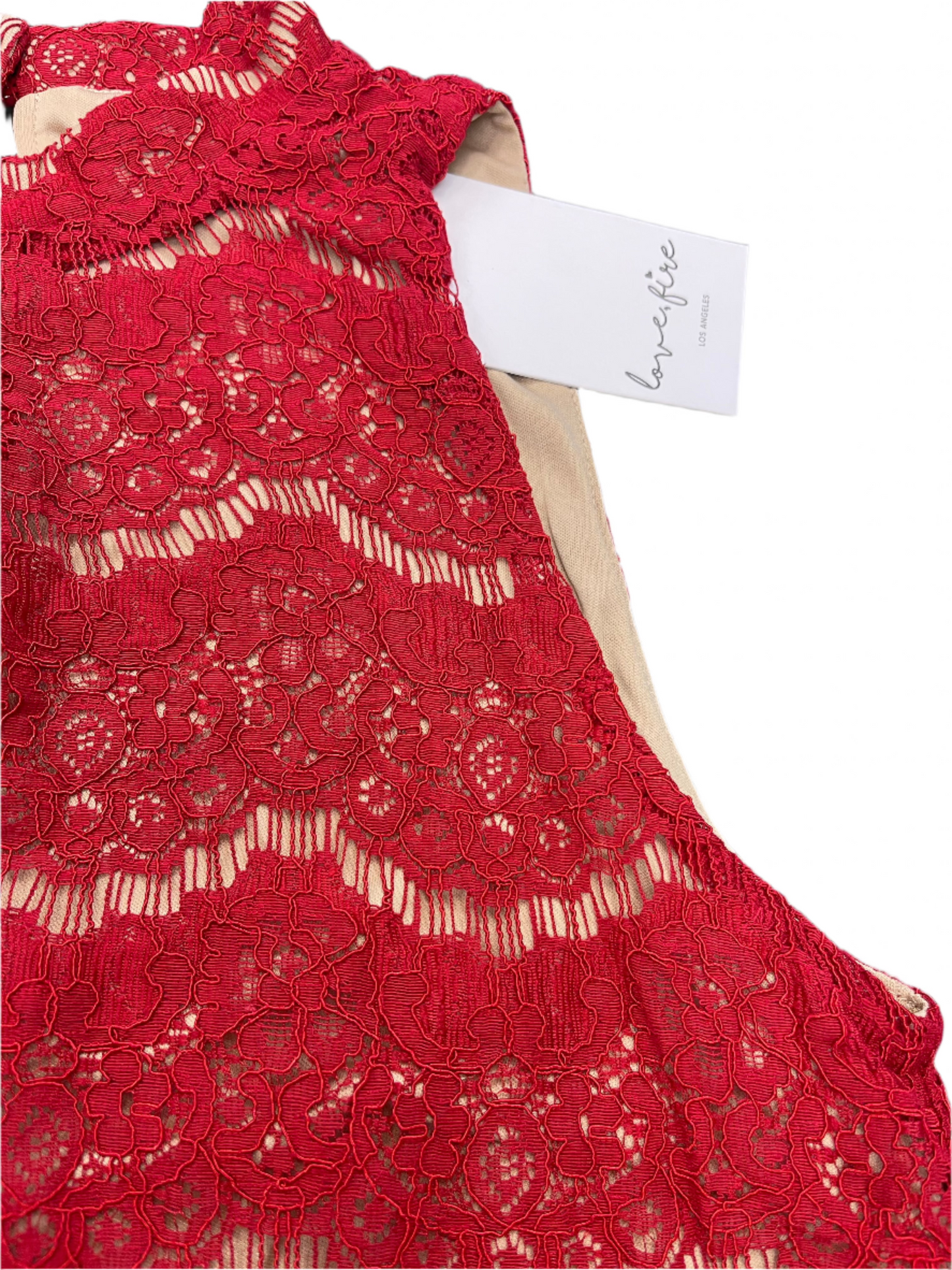 Love Fire Lace Blouse