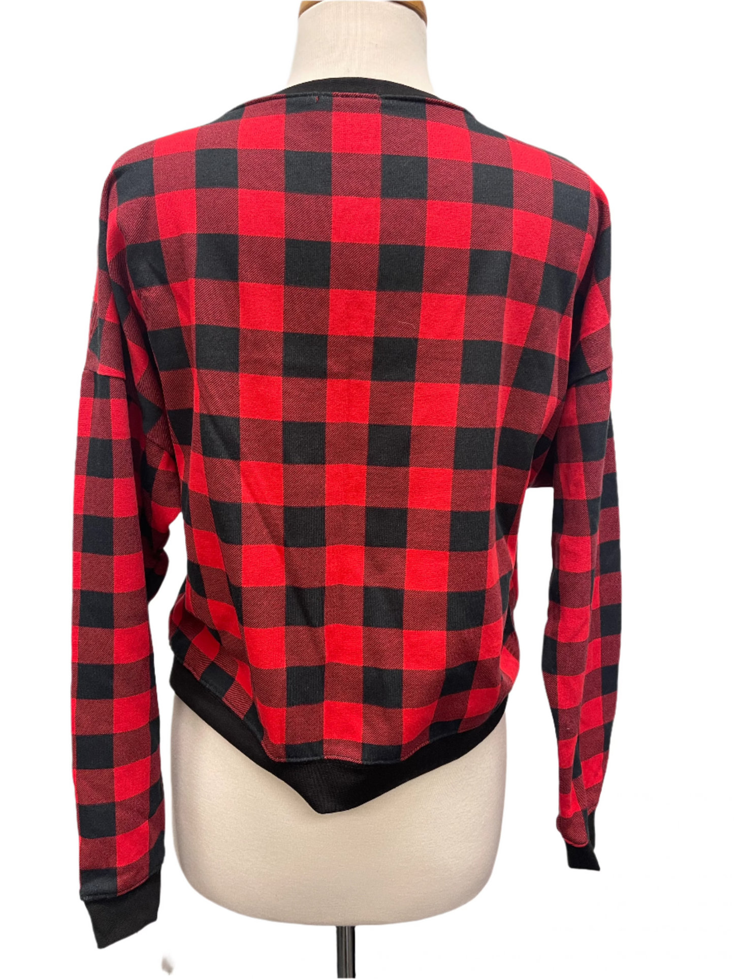 MERRY PLAID TOP