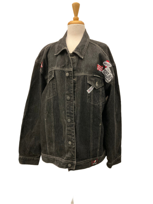 DKNY Patchwork Denim Jacket