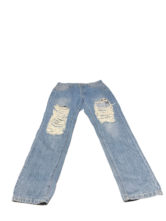Wonderly Distressed Sinner Wash Denim Jeans