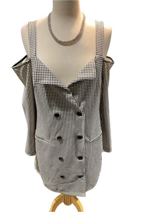 Becca X Bar III Houndstooth Dress