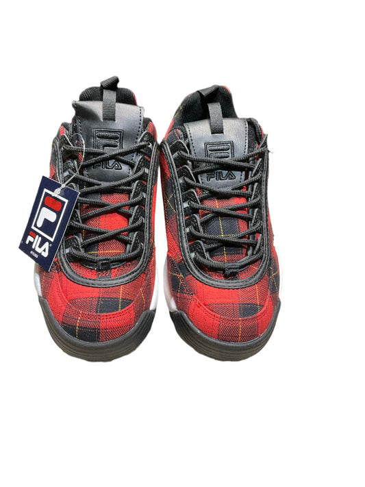 FILA Disruptor Two Plaid Chunky Sneaker