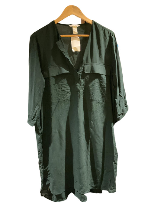 Green Shirt Dress