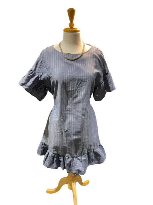 ECI Chambray Striped Dress