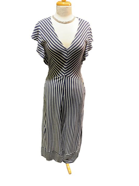 Beige by eci Pinstripe jumpsuit
