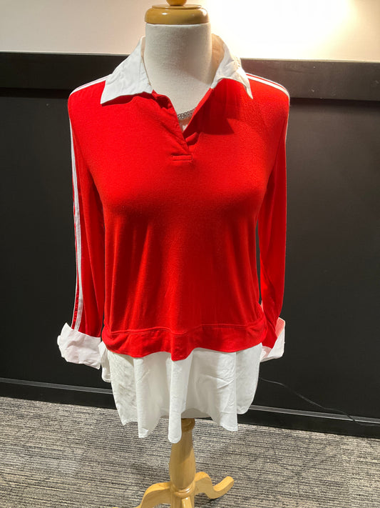 Mishca Double-Layered V Neck Shirt