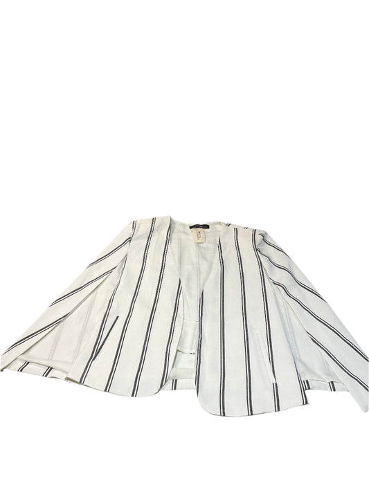 F21 Striped Cape Jacket