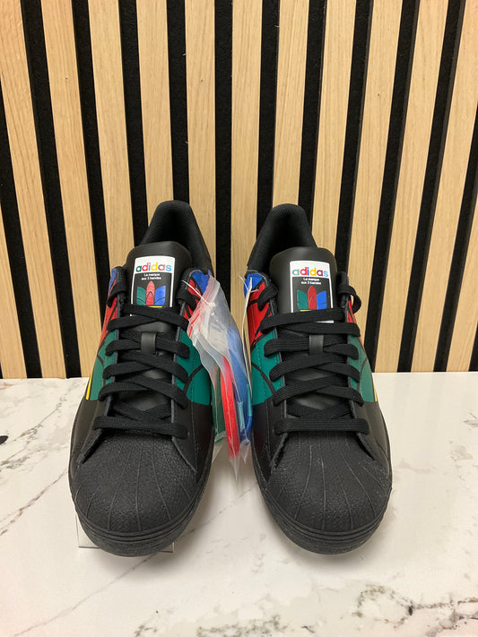 Adidas SUPERSTAR PURE COLORFUL TREFOIL - CORE BLACK