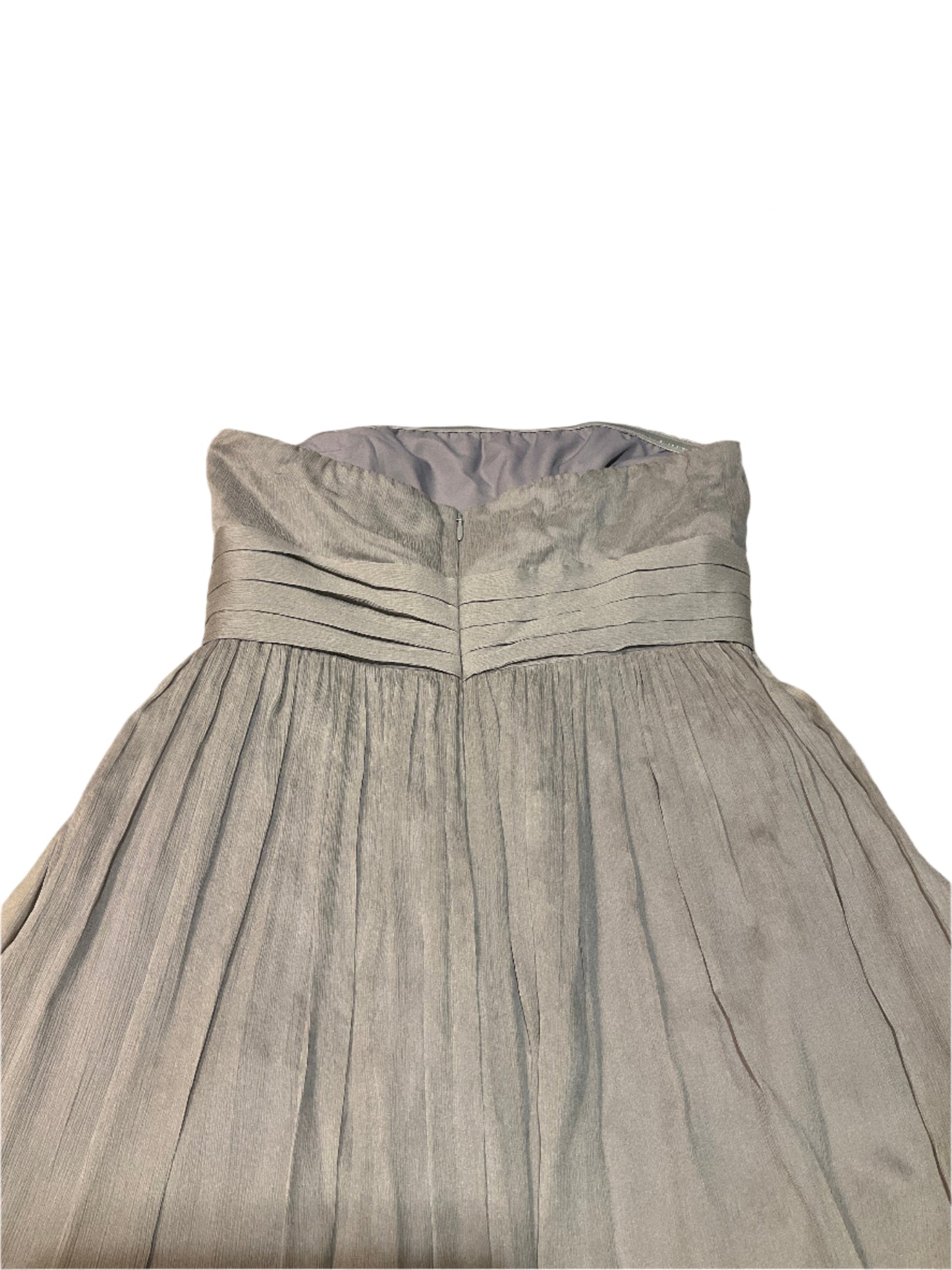 J.Crew Silk Chiffon Strapless Dress