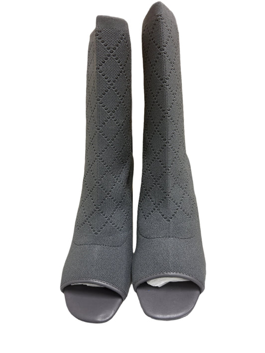 Kelsi Dagger Brooklyn Vanilla Knit Peep Toe Boot