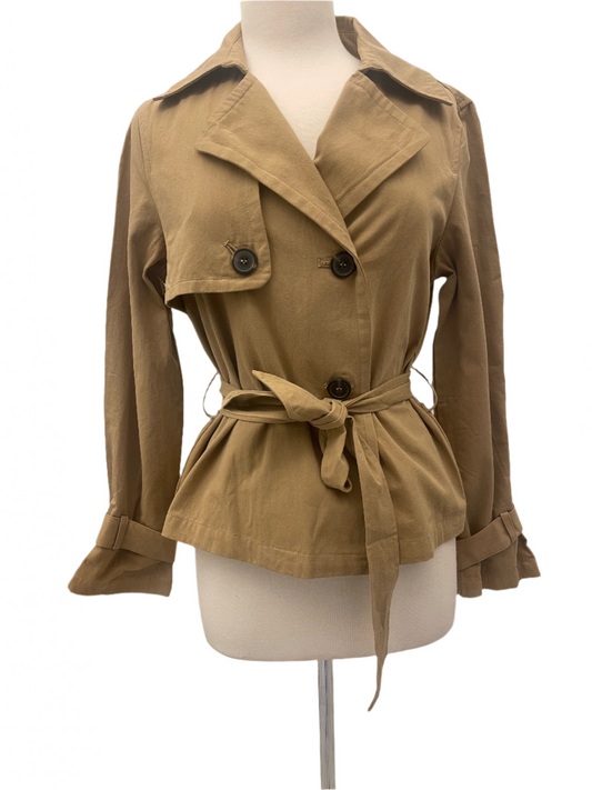 12th Cropped Double Breasted Canvas Jacket