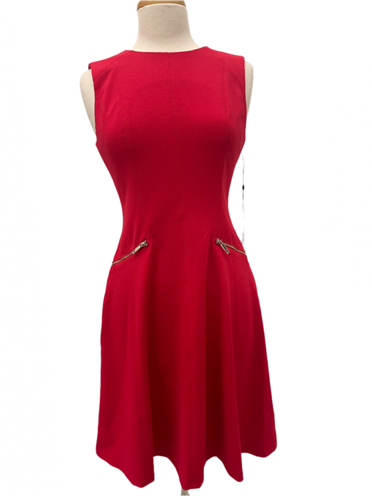 Tommy Hilfiger Zip-Pocket A-Line Dress