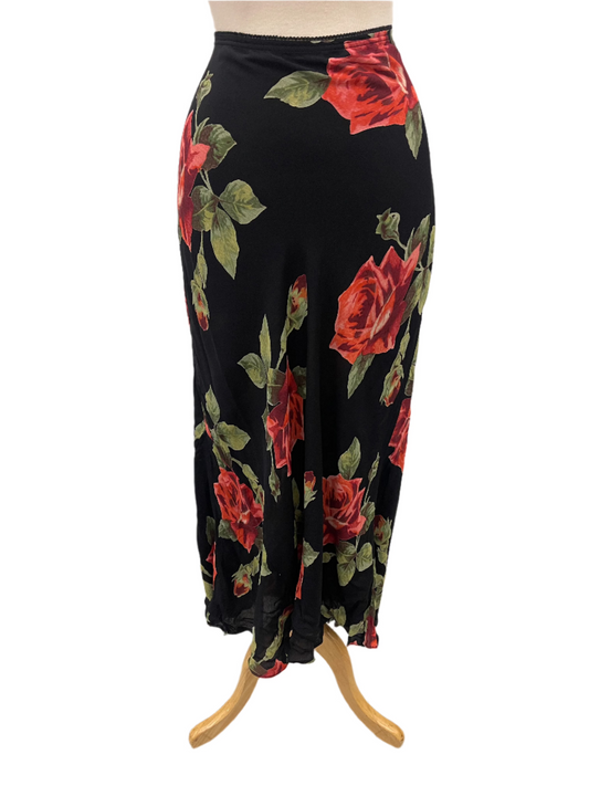 Floral Print Midi Shirt