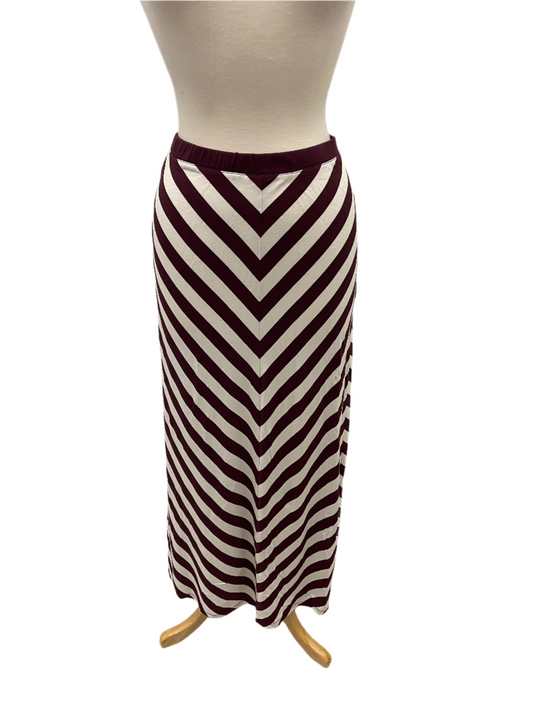 Chevron Maxi Skirt