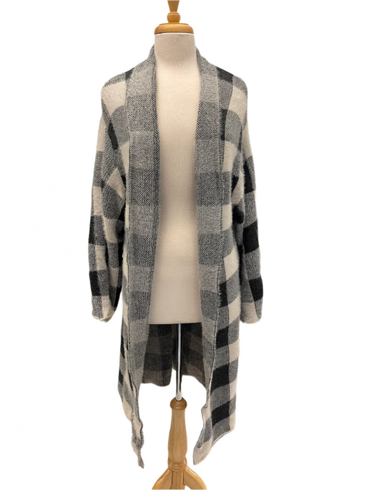 THE LIMITED Houndstooth Print Cardigan
