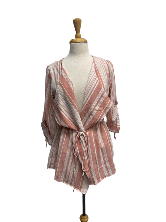 Lily White Striped Blouse