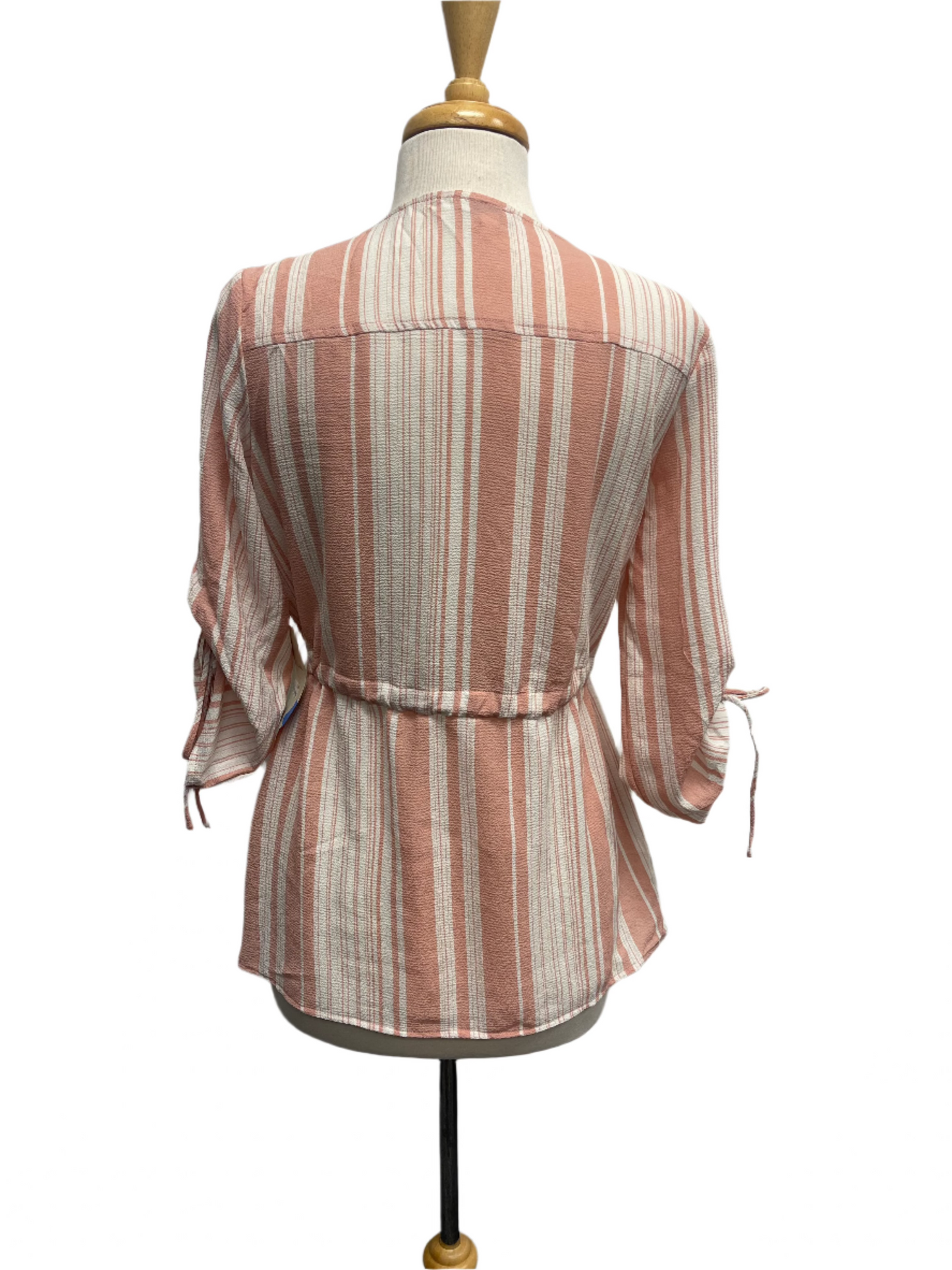 Lily White Striped Blouse