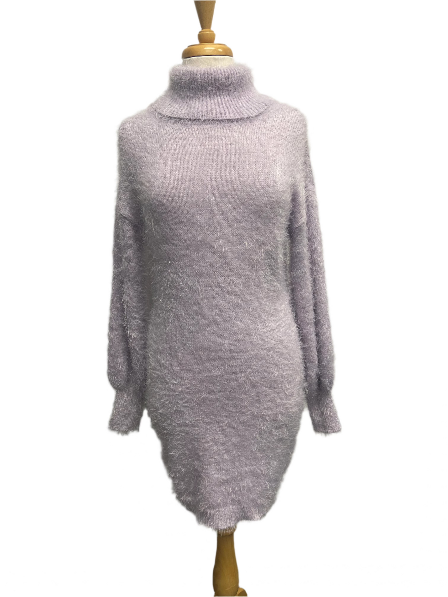 Kaari Blue Fuzzy Dress