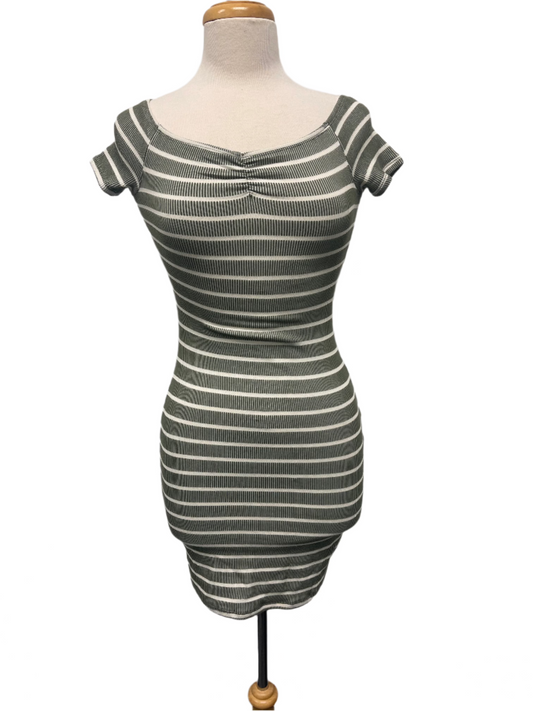 Derek Heart Striped Dress